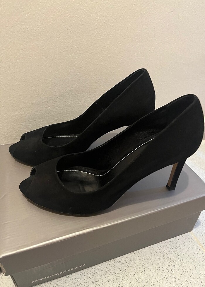 Siyat süet ince topuk - Görsel 4