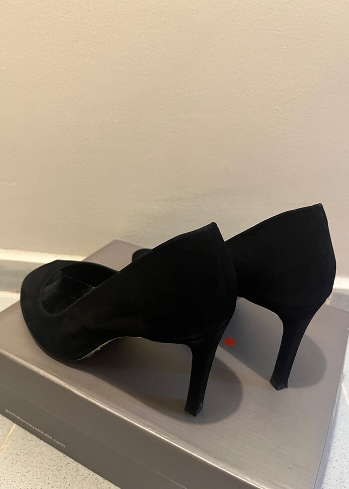 Siyat süet ince topuk - Görsel 3