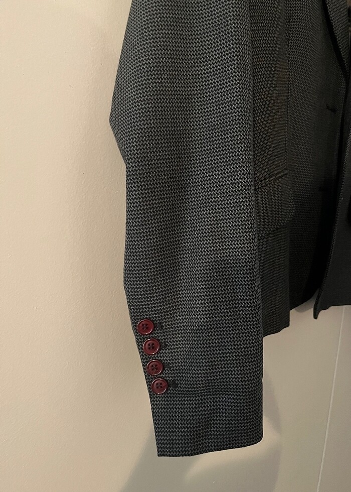 Füme rengi blazer ceket - Görsel 2