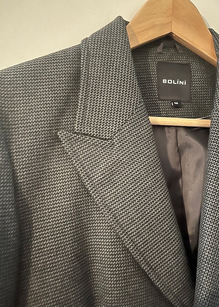 Füme rengi blazer ceket - Görsel 3