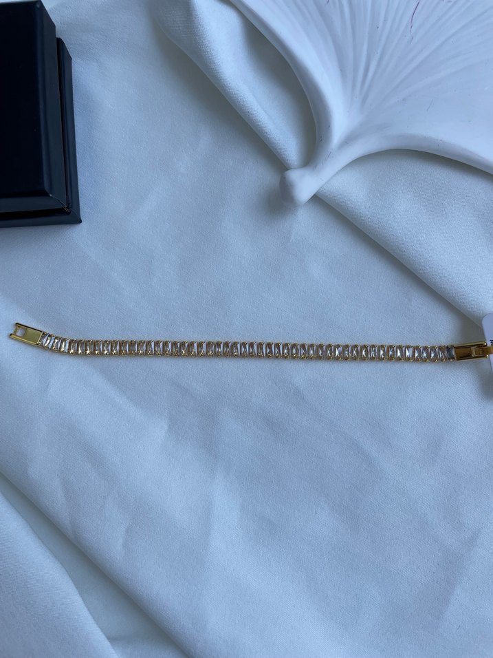 Zincir Detaylı Klasik Altın Bileklik - Görsel 2