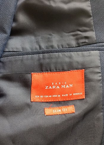 Zara Lacivert Erkek Takım Elbise - Görsel 5