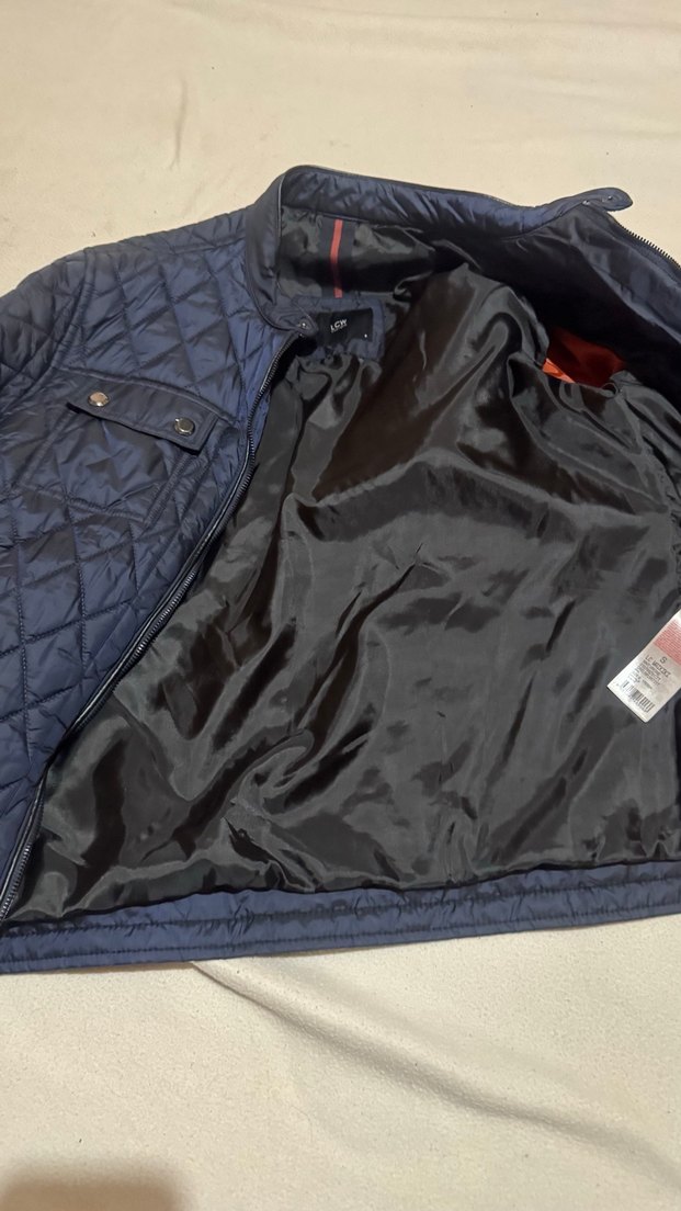 LCW Lacivert Erkek Kapitone Fermuarlı Mont - Görsel 4