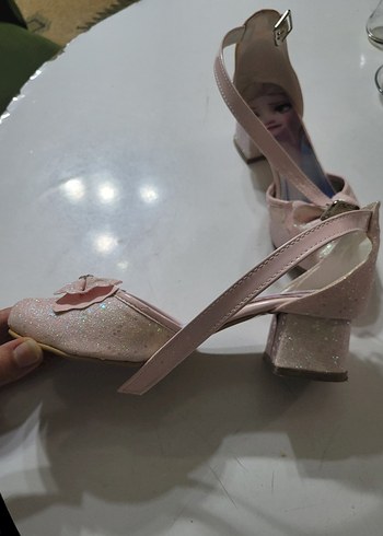 Kız Çocuk Pembe Fiyonklu Babet Ayakkabı - Görsel 3