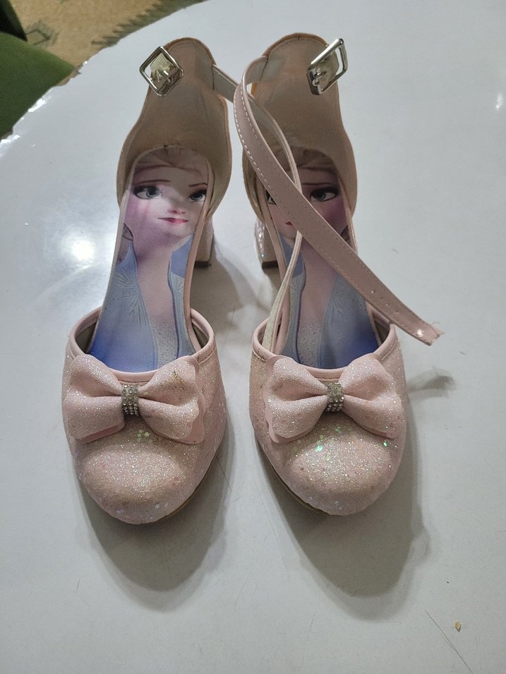 Kız Çocuk Pembe Fiyonklu Babet Ayakkabı - Görsel 2