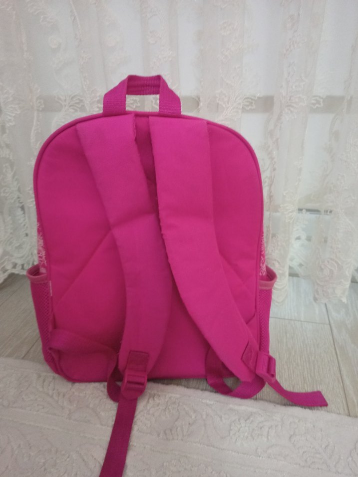 Renkli Barbie Desenli Pembe Çocuk Sırt Çantası - Görsel 4