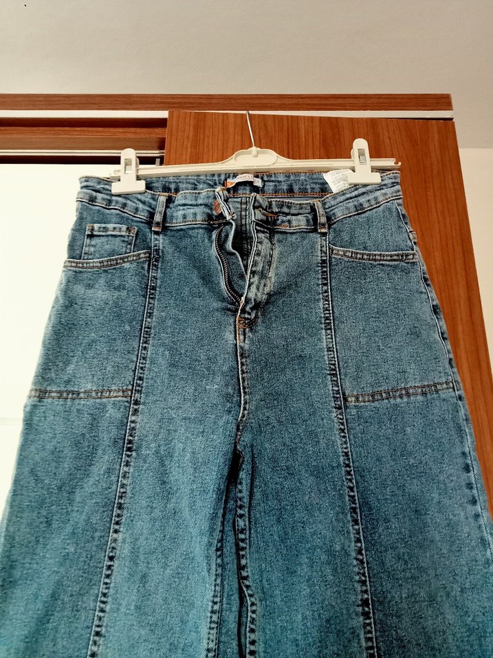 Gri Mavi Kadın kot pantolon az kullanıldı teklif siz fiyatı - Görsel 2