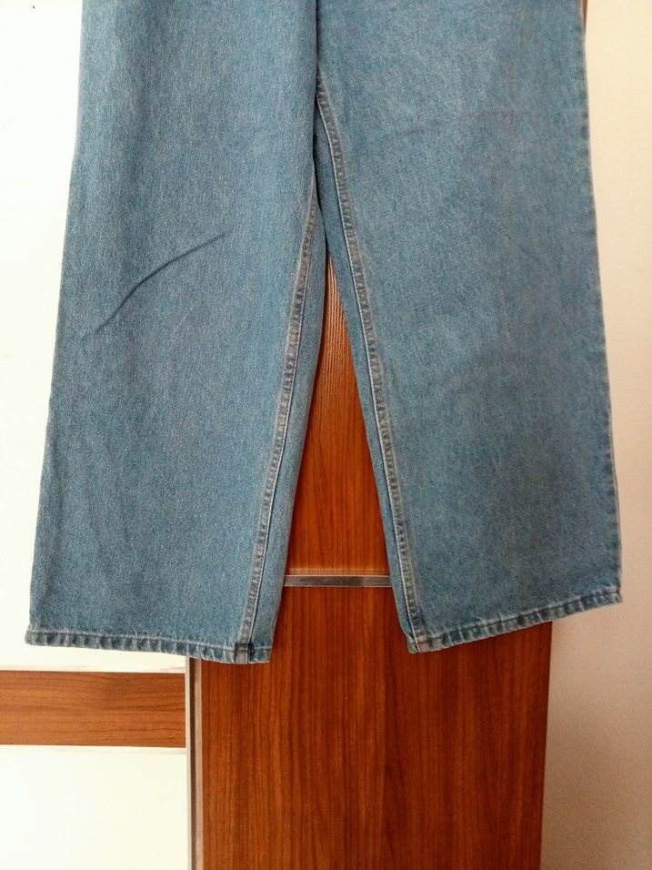 Mavi Bol Kesim kadın kot pantolon 40 beden az kullanildi - Görsel 3