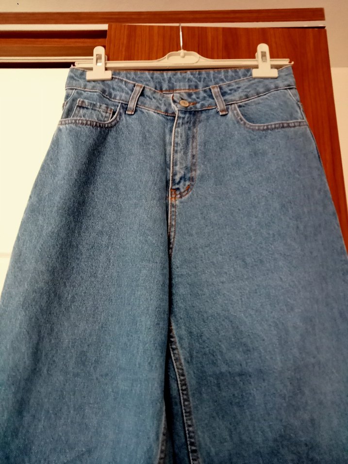 Mavi Bol Kesim kadın kot pantolon 40 beden az kullanildi - Görsel 5