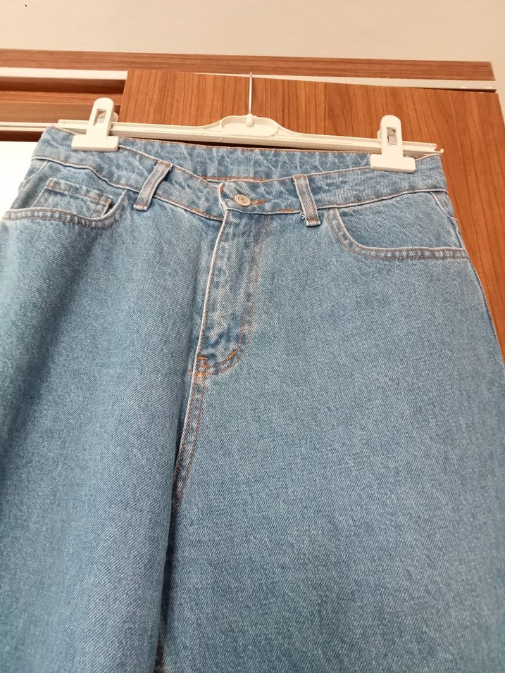 Mavi Bol Kesim kadın kot pantolon 40 beden az kullanildi - Görsel 2