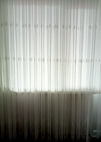 Nakışlı Beyaz Perde ölçüleri 2 50 metre - Görsel 5