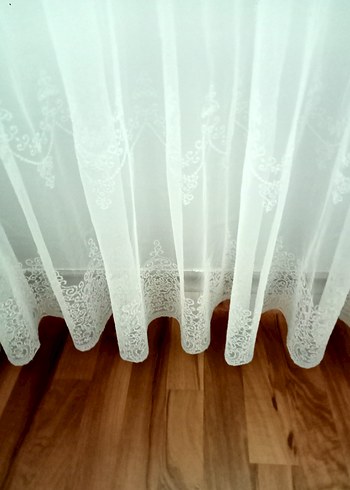 Nakışlı Beyaz Perde ölçüleri 2 50 metre - Görsel 4