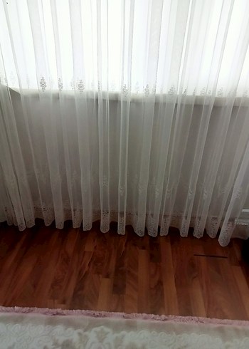 Nakışlı Beyaz Perde ölçüleri 2 50 metre - Görsel 3