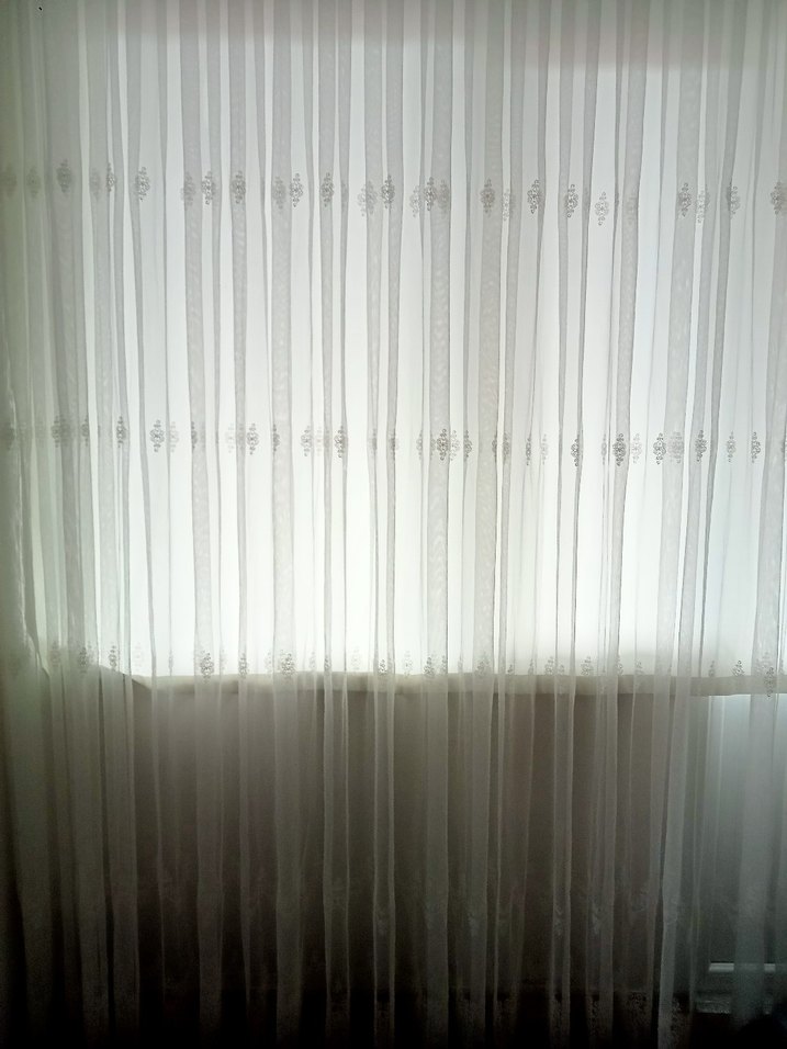 Nakışlı Beyaz Perde ölçüleri 2 50 metre - Görsel 5