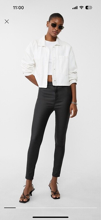Mumlu skinny pantolon