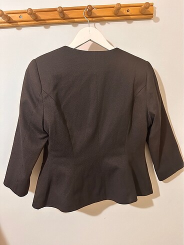 m Beden kahverengi Renk Crop Blazer