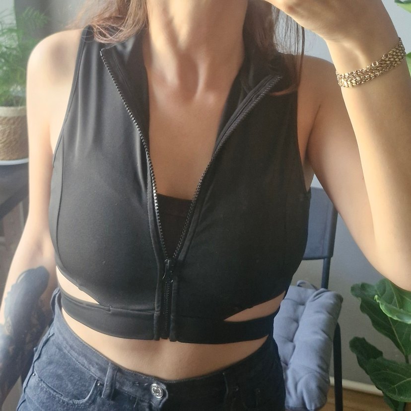 Sporcu Crop Top - Görsel 2