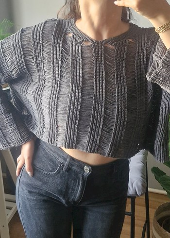 Bohemai Örgü Kazak - Görsel 5