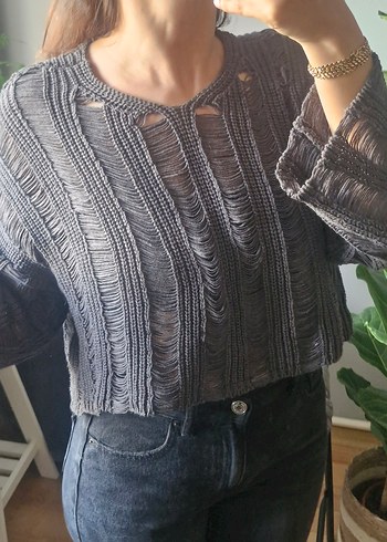 Bohemai Örgü Kazak - Görsel 4