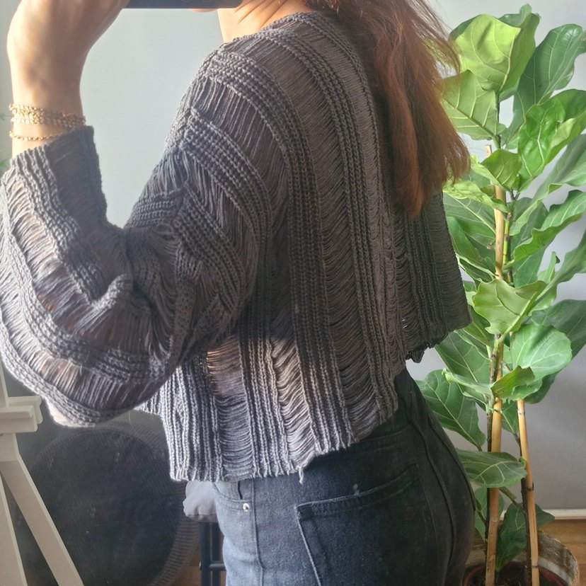 Bohemai Örgü Kazak - Görsel 2