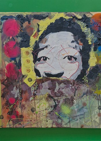 El Yapımı Abstrakt Tablo - Görsel 6