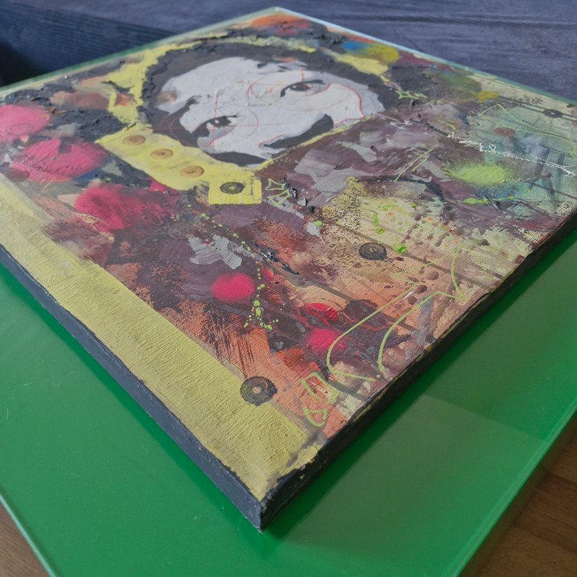 El Yapımı Abstrakt Tablo - Görsel 2