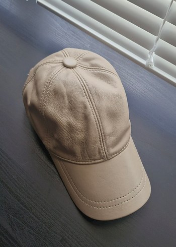 %100 Deri Unisex Şapka - Görsel 2