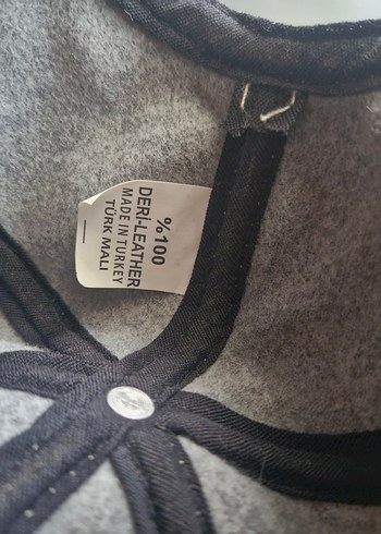 %100 Deri Unisex Şapka - Görsel 6