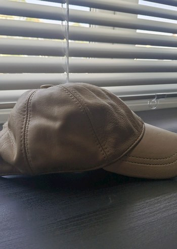 %100 Deri Unisex Şapka - Görsel 3