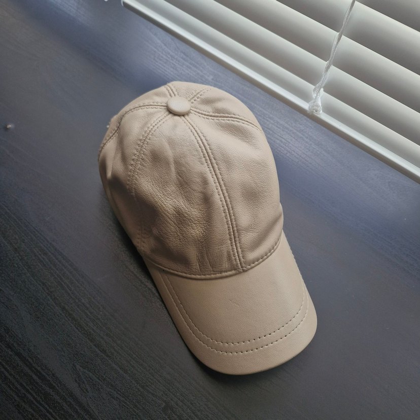 %100 Deri Unisex Şapka - Görsel 2