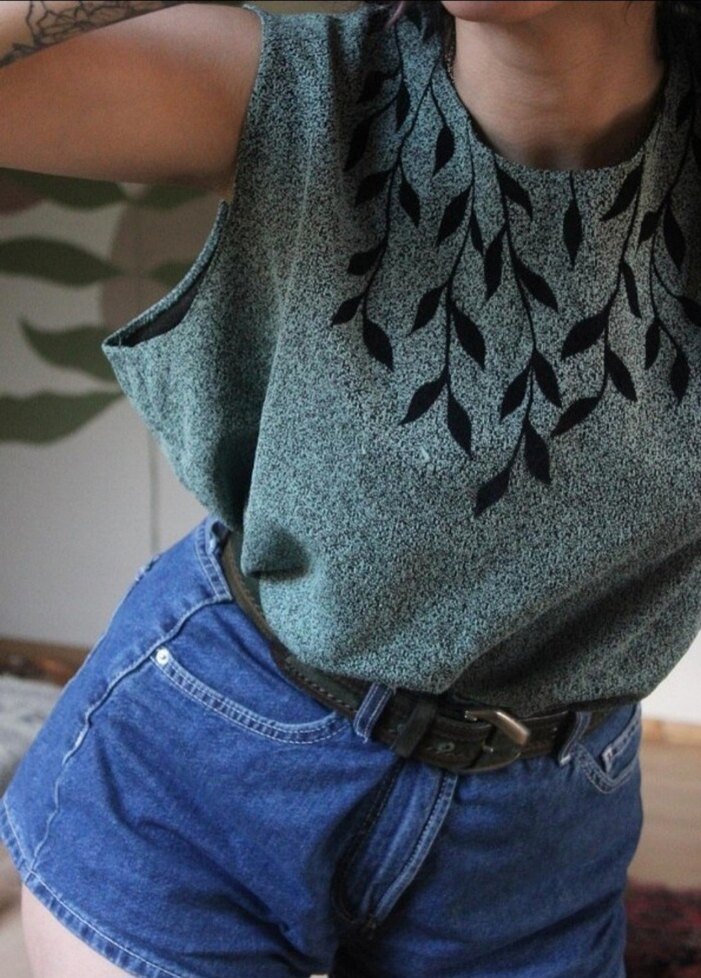 Vintage Nakışlı Süveter - Görsel 3