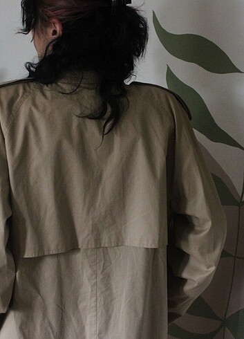 l Beden ten rengi Renk Vintage Trenchcoat