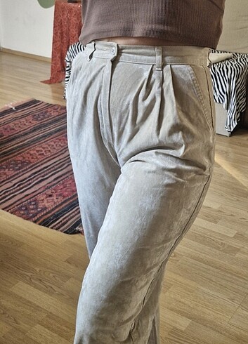 Vintage Kadife Pantolon
