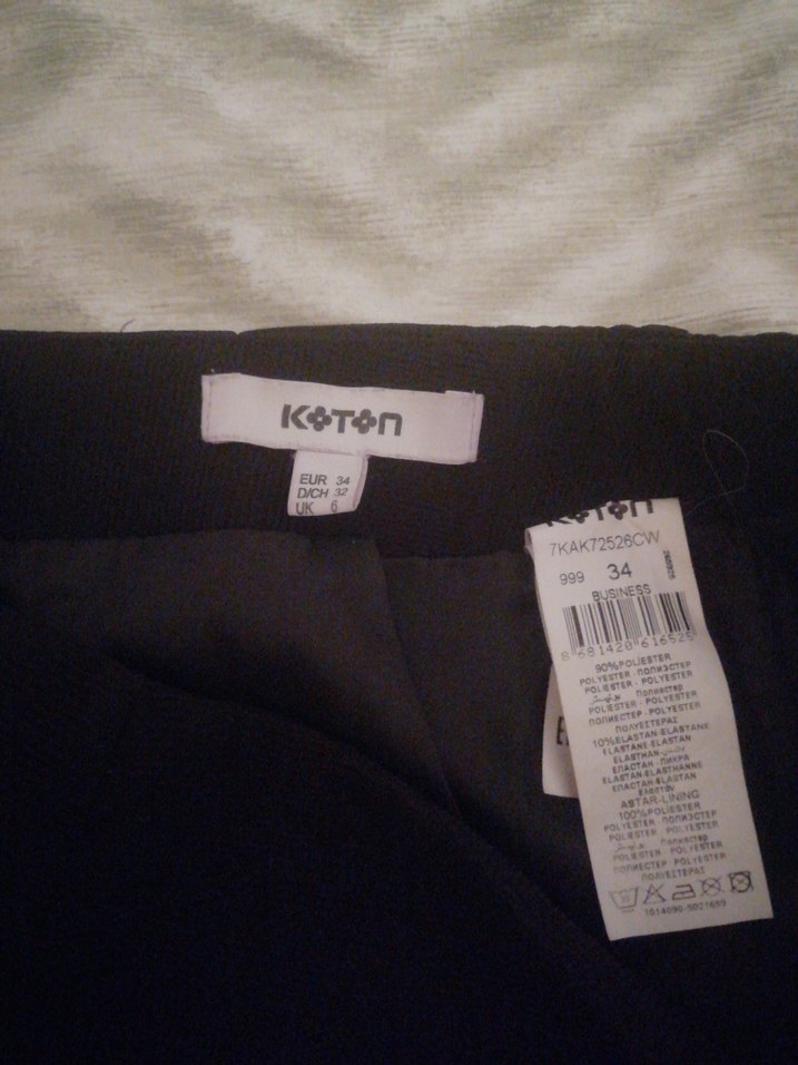 Siyah Midi Kalem Etek - Görsel 3