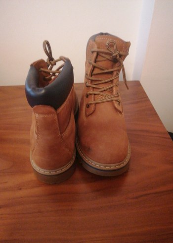 Deri Kahverengi Bağcıklı ket - Görsel 4