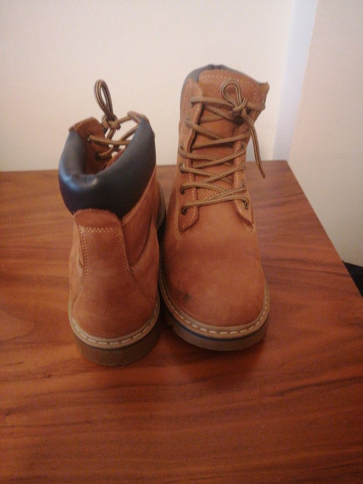 Deri Kahverengi Bağcıklı ket - Görsel 4