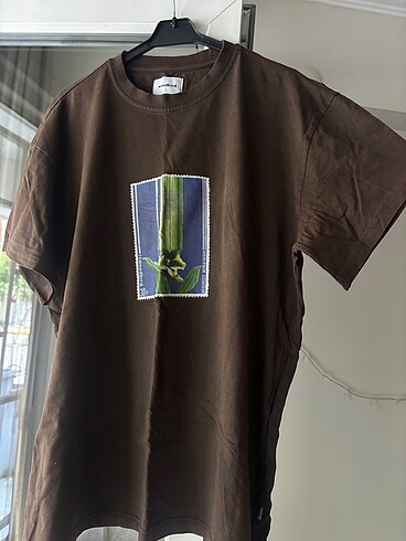 Zara woodbird oversize kahverengi tshirt