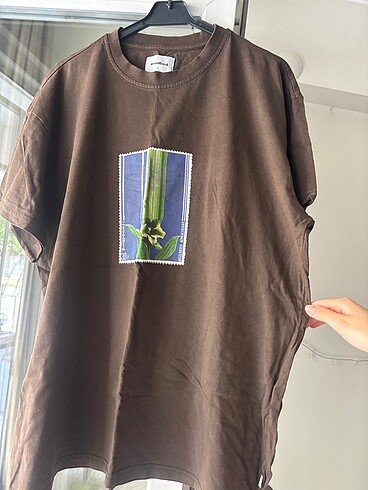woodbird oversize kahverengi tshirt