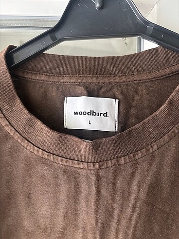 l Beden woodbird oversize kahverengi tshirt