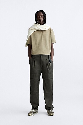 Zara Liyonsel Kargo Pantolon