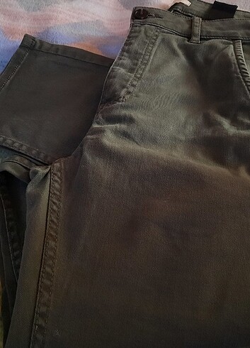 H&M haki rengi jean