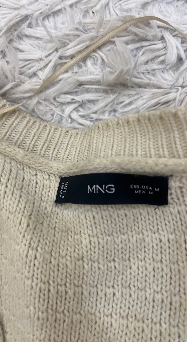 Bej Kadın Suni Kürk Detaylı Midi Hırka - Görsel 2