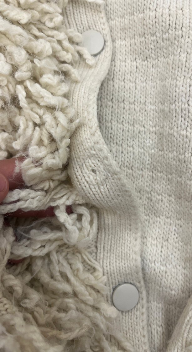 Bej Kadın Suni Kürk Detaylı Midi Hırka - Görsel 3