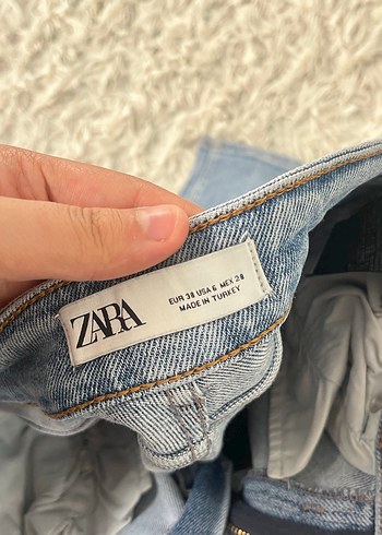 Gevşek Kesim Gri Mavi Kot Pantolon - Görsel 2