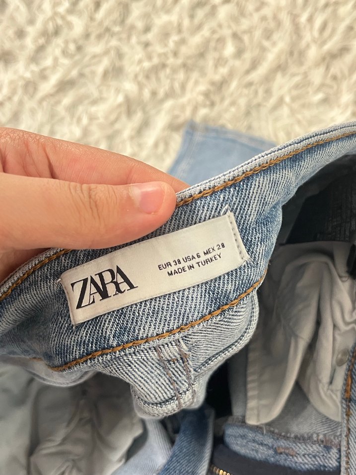 Gevşek Kesim Gri Mavi Kot Pantolon - Görsel 2