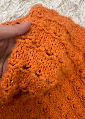 Örgü Bohem Pelerin - Görsel 2