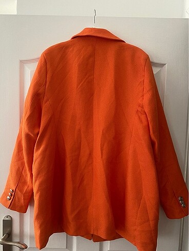 xxl Beden turuncu Renk Tüvit ceket