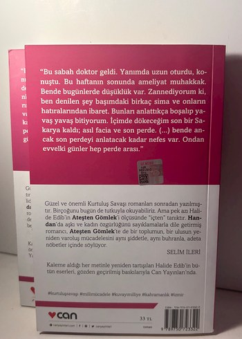 Halide Edib Adıvar - Ateşten Gömlek