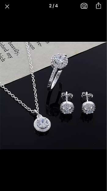 925 ayar Gümüş set