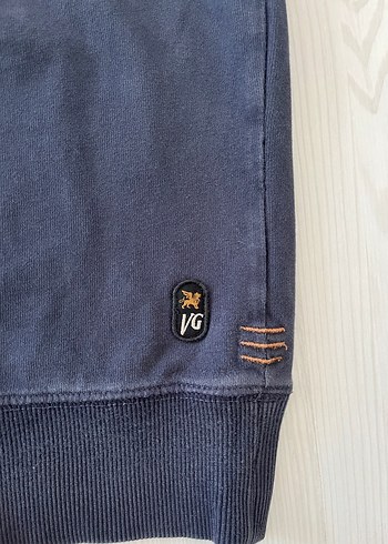 Erkek Lacivert Denim Polo Tişört - Görsel 4